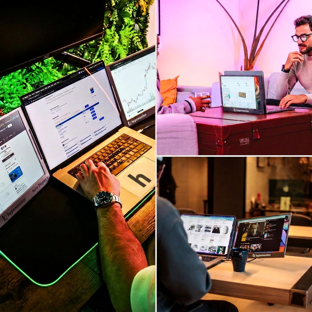Hypo Dual Monitor in different spaces